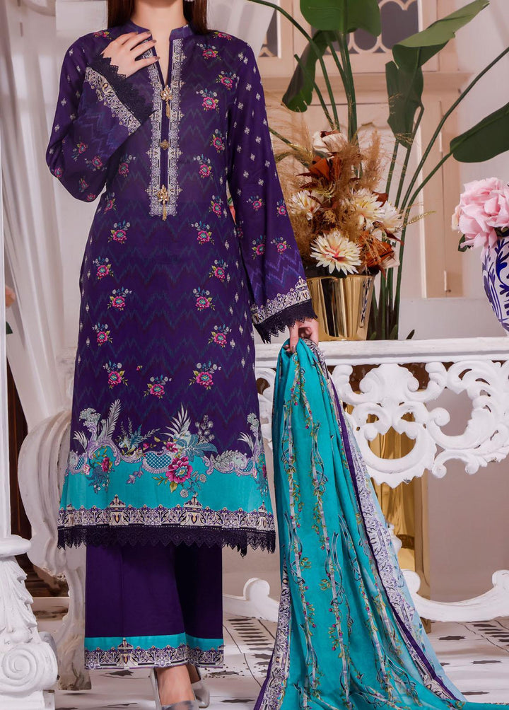 Misri By VS Textiles Printed Lawn Suits Unstitched 3 Piece VS22MP D-08B - Summer Collection