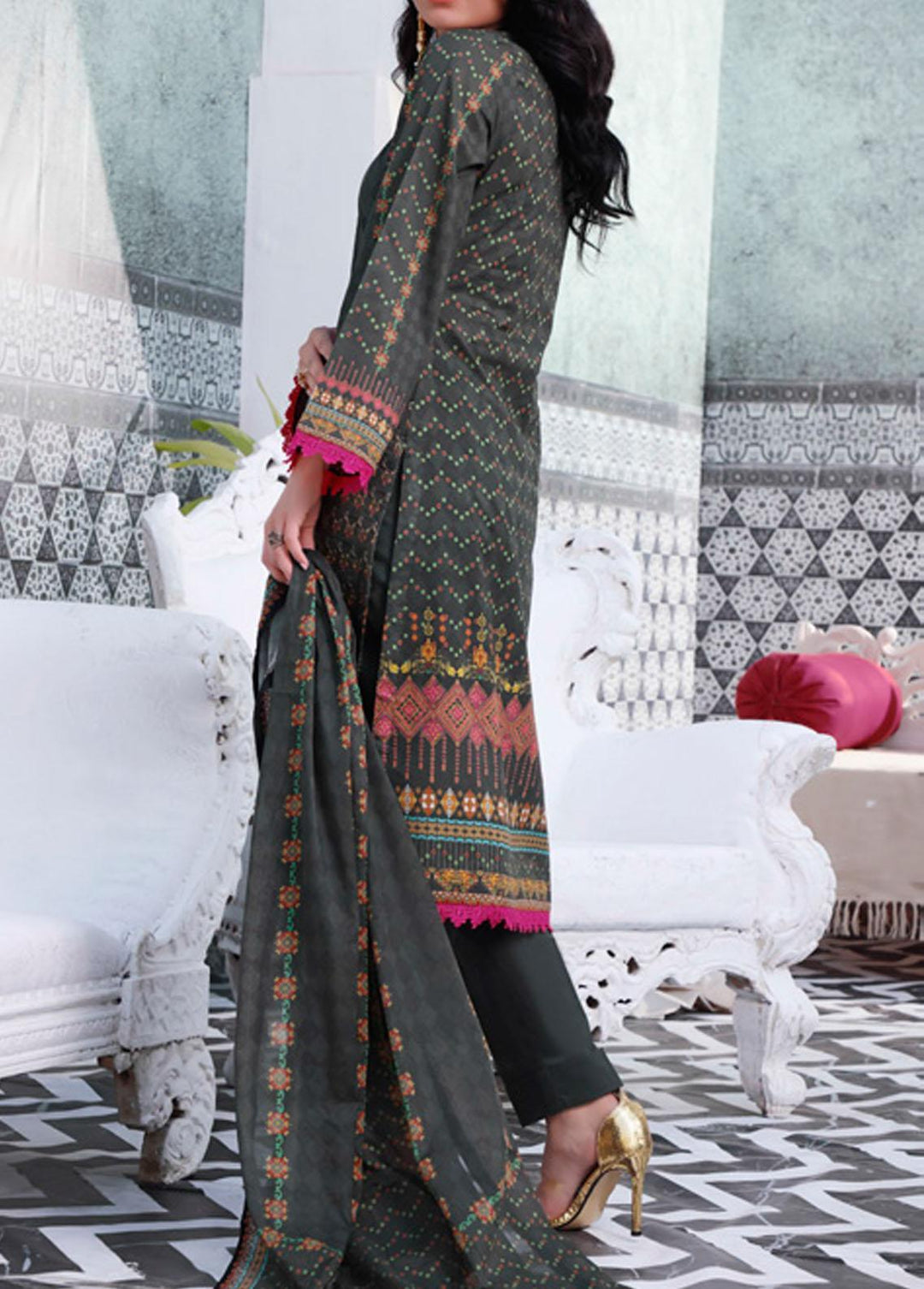 Misri By VS Textiles Embroidered Lawn Suits Unstitched 3 Piece VS22M 79 - Summer Collection