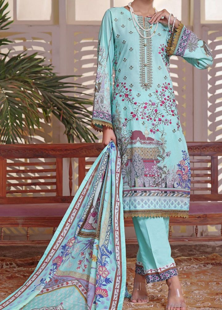 Misri By VS Textiles Embroidered Lawn Suits Unstitched 3 Piece VS23ME D-180 - Summer Collection