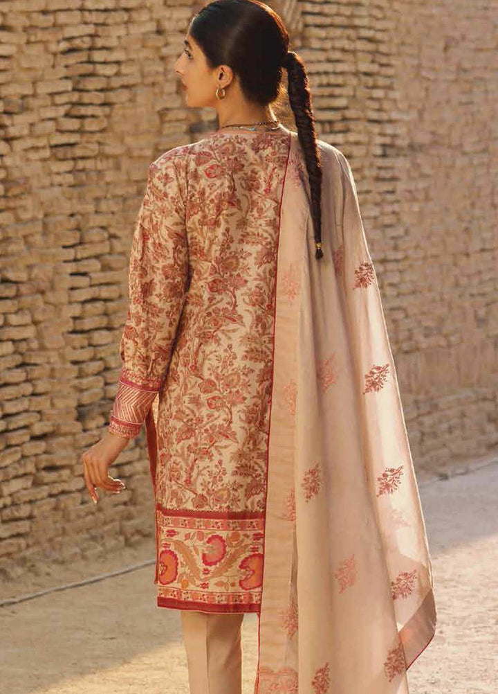 Mizaj By Tena Durrani Embroidered Lawn Suits Unstitched 3 Piece TD21M-2 13 Rosette - Summer Collection