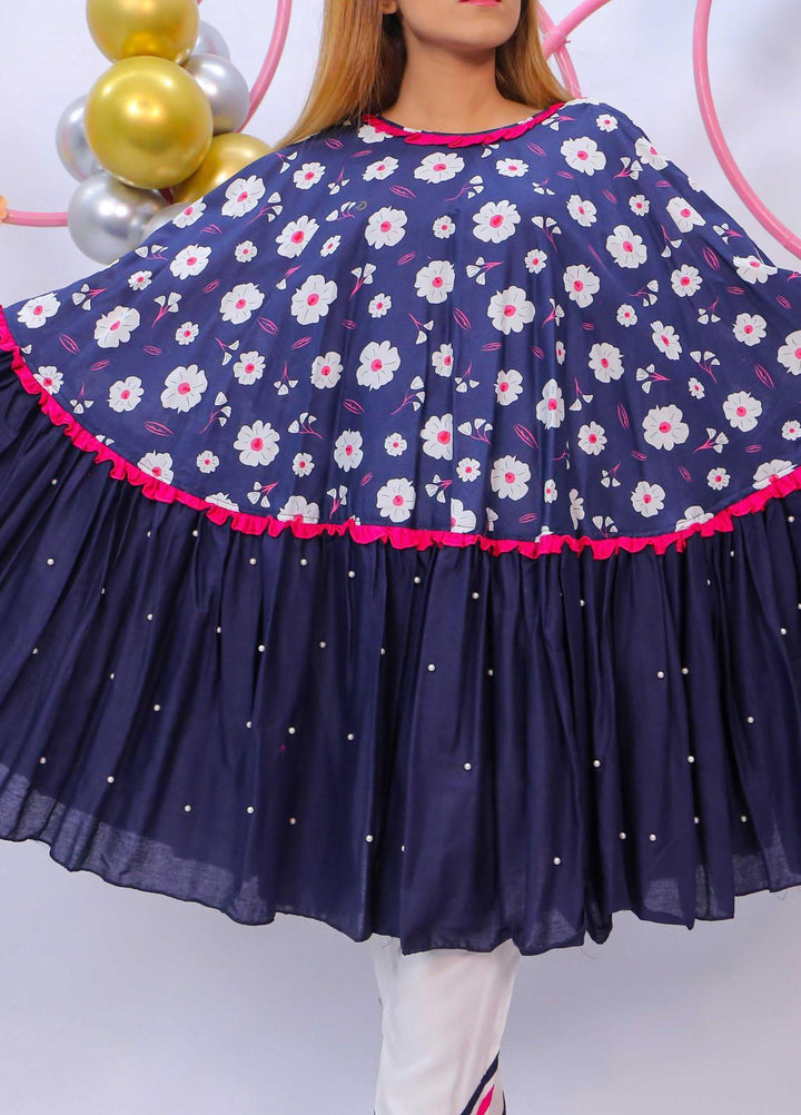 Modest Cotton Fancy Girls 2 Piece -  MD21K 2825 Night Sky