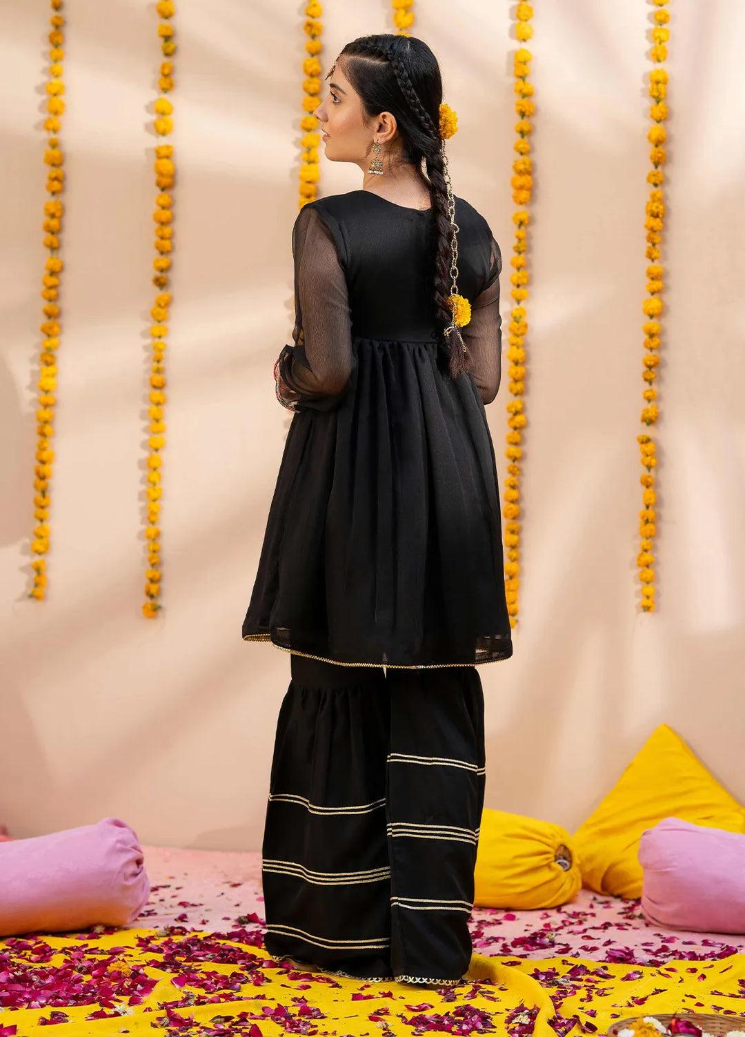 Modest Pret Embroidered Chiffon 3 Piece Suit Meher