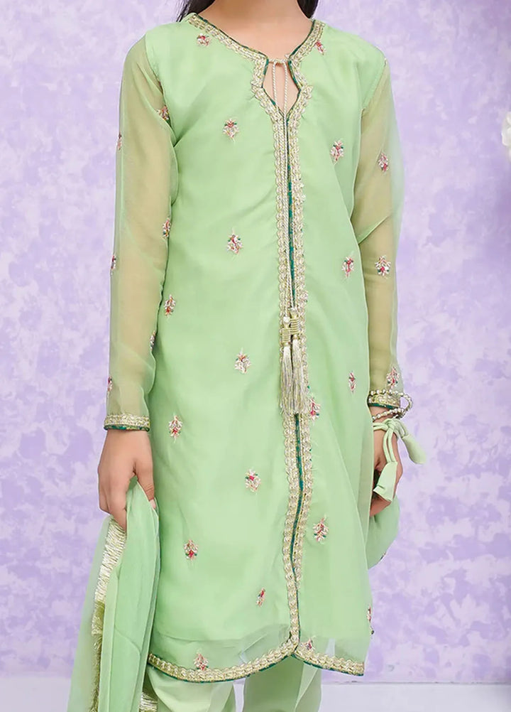 Modest Pret Embroidered Chiffon 3 Piece Suit Rimal