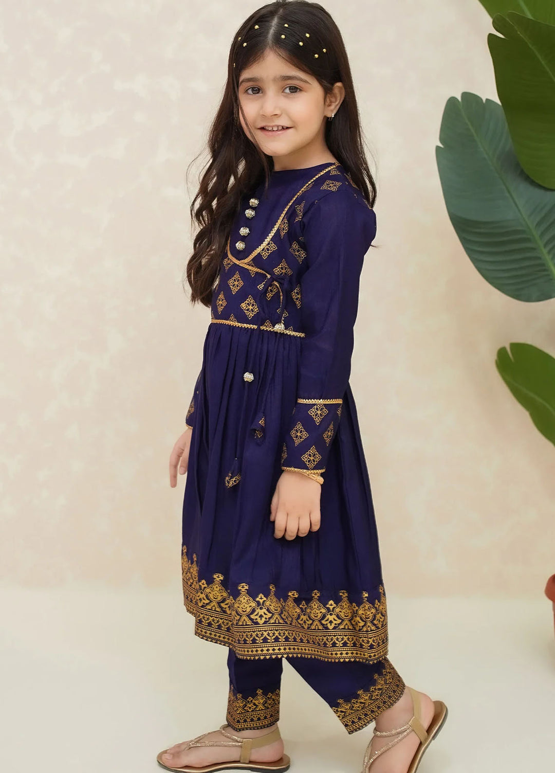 Modest Pret Embroidered Raw Silk 3 Piece Suit Zehra