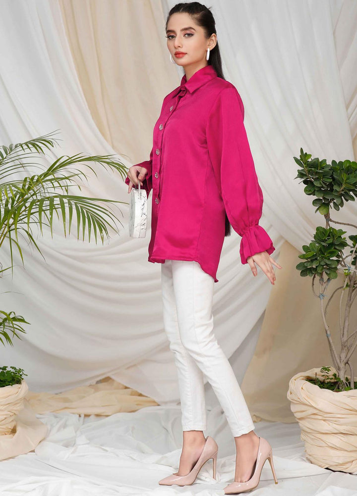 Modest Pret  Chiffon Top Silk Dreams W83-Pink