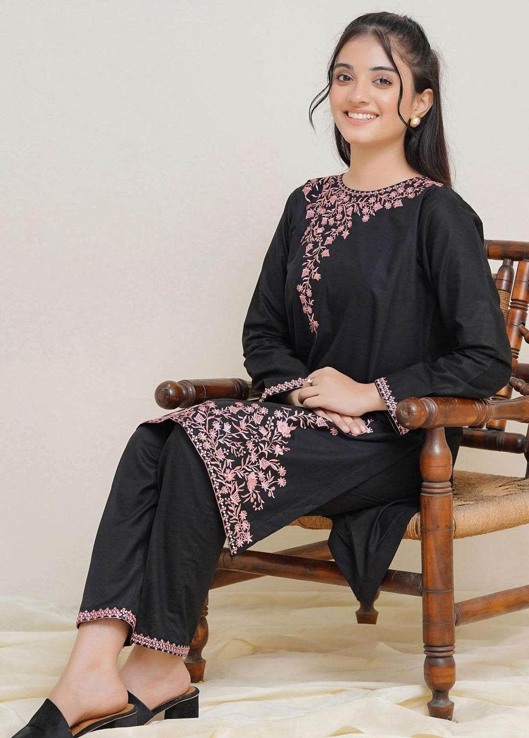 Modest  Pret 2 Piece Suit for Girls -  MD23SV Midnight Blossom