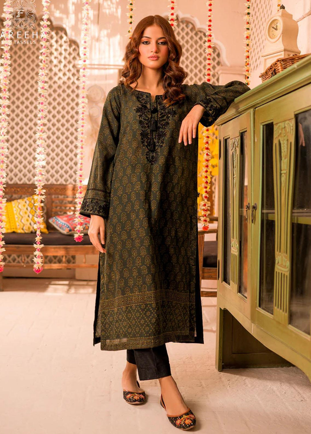 Tassels Pret  Lawn 2 Piece Suit EMERALD