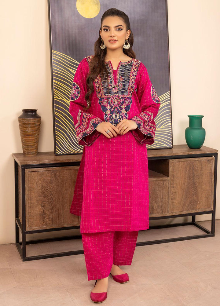 Mohagni Pret Embroidered Cotton Silk 2 Piece Suit CSP-11