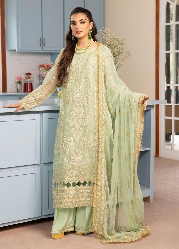 Mohagni Pret Embroidered  3 Piece Suit MGG-02