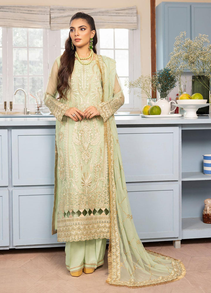Mohagni Pret Embroidered  3 Piece Suit MGG-02