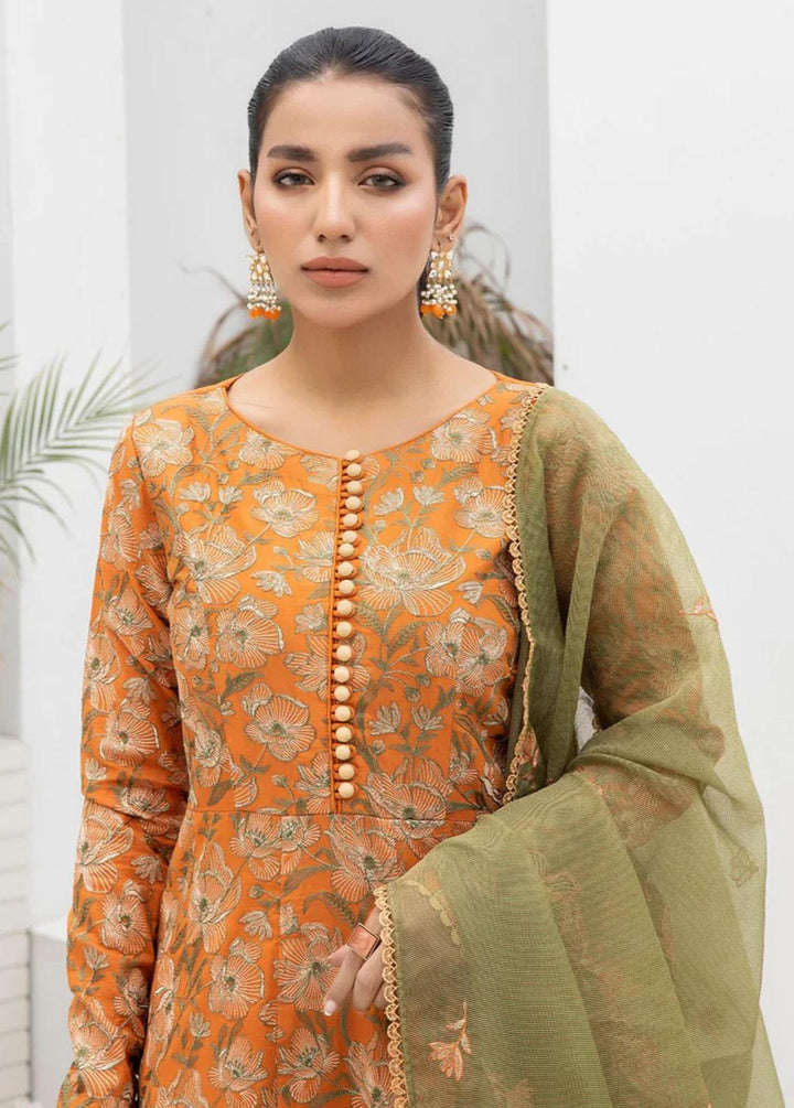 Mohagni Pret Embroidered Lawn 3 Piece Suit MGY-04