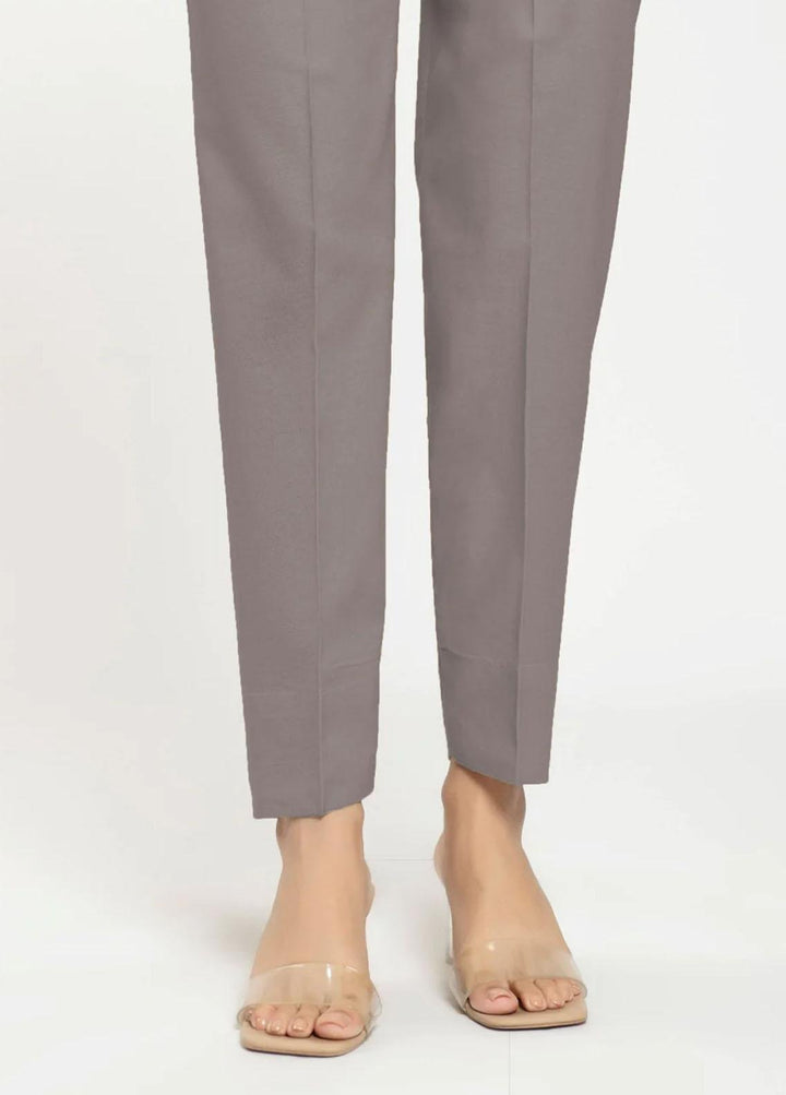 Mohagni Pret Plain Cotton Satin Trouser PT-21-04 MUD BROWN