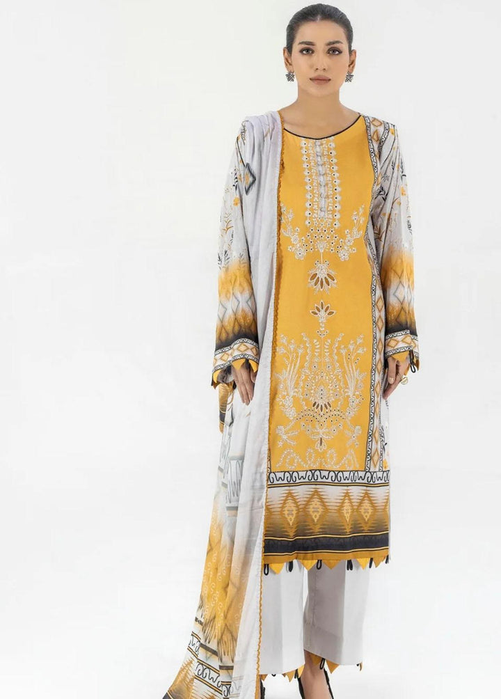 Mohagni Embroidered Lawn Suits Unstitched 2 Piece MED-02 - Luxury Collection