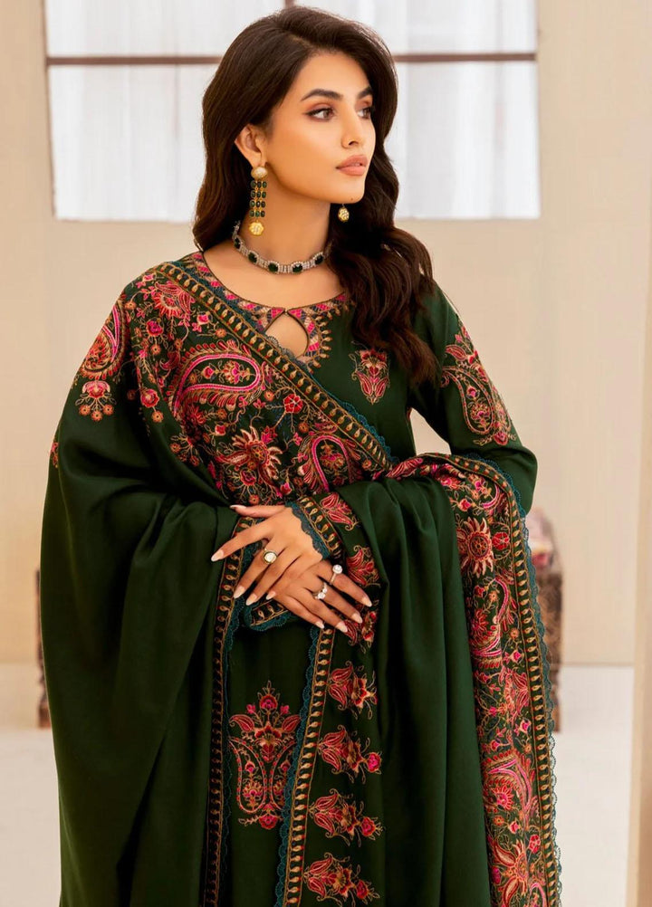 Mohagni Embroidered Dhanak Suits Unstitched 3 Piece MWS-04 - Winter Collection