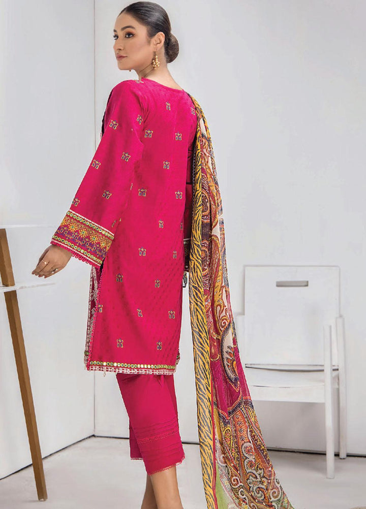 Mohini By Humdum Embroidered Lawn Suits Unstitched 3 Piece HD23M D-08 - Summer Collection