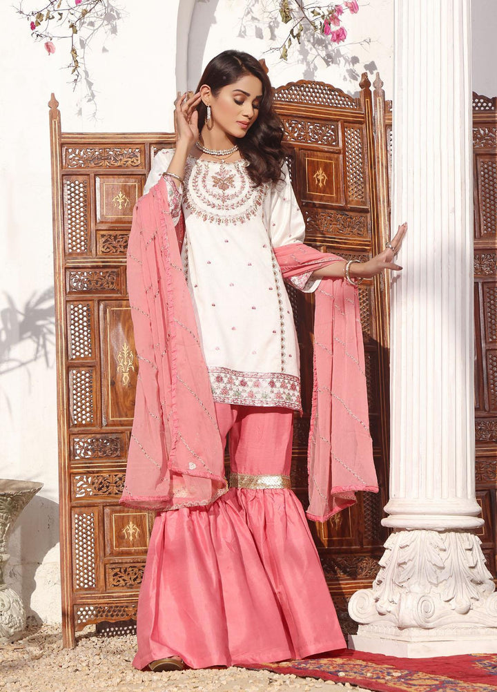 Mohtarma Ready to Wear  Khaadi 3 Piece Dress MTR22E Bella Pink