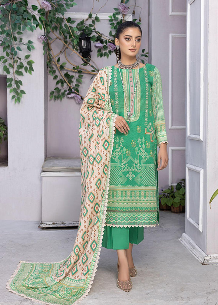Monsoon By Al Zohaib Printed Lawn Suits Unstitched 3 Piece AZ23ML 11 - Summer Collection