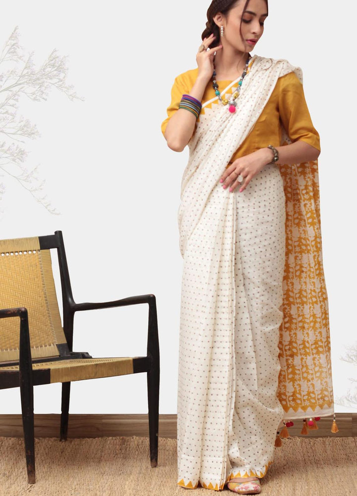 Mor to Go Pret Casual Lawn Saree MTG21M Chambeli