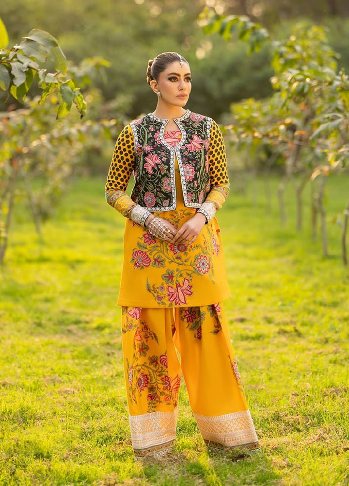 Moonstruck by Nosheen Khalid Pret Embroidered Lawn 3 Piece Suit Golden Hour