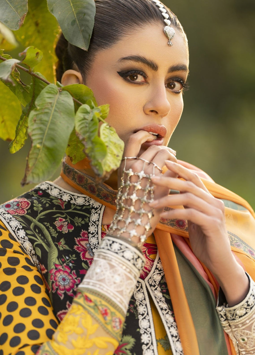 Moonstruck by Nosheen Khalid Pret Embroidered Lawn 3 Piece Suit Golden Hour