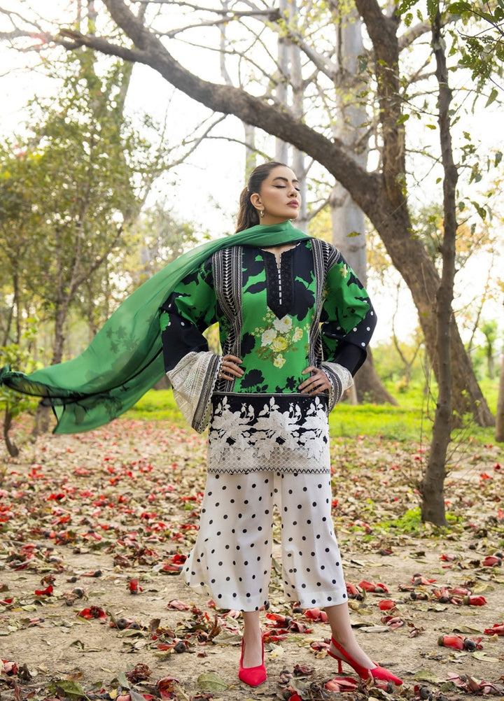 Moonstruck by Nosheen Khalid Pret Embroidered Lawn 3 Piece Suit Mellow Dots