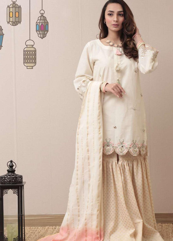 Mor to Go Embroidered Lawn Stitched Kurtis Rani