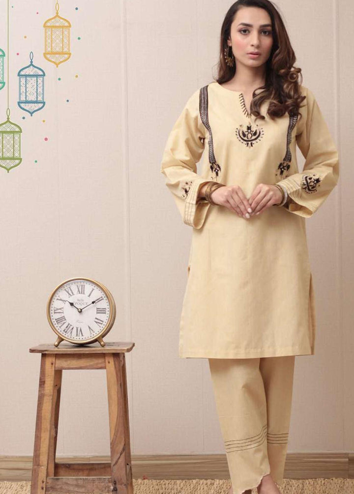 Mor to Go Embroidered Lawn Stitched 2 Piece Suit Esma