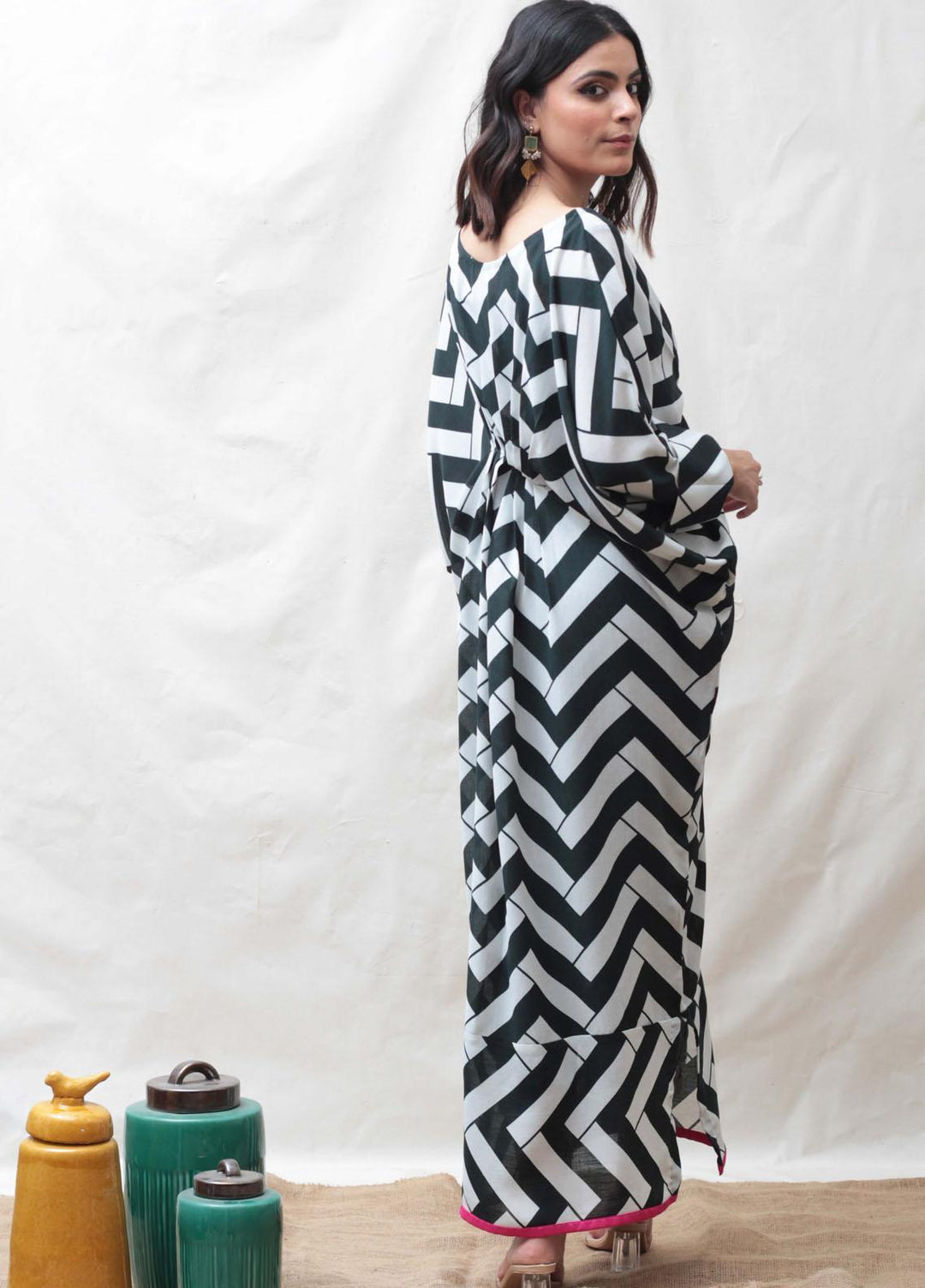 Mor to Go Pret  Lawn Kaftan Raaya