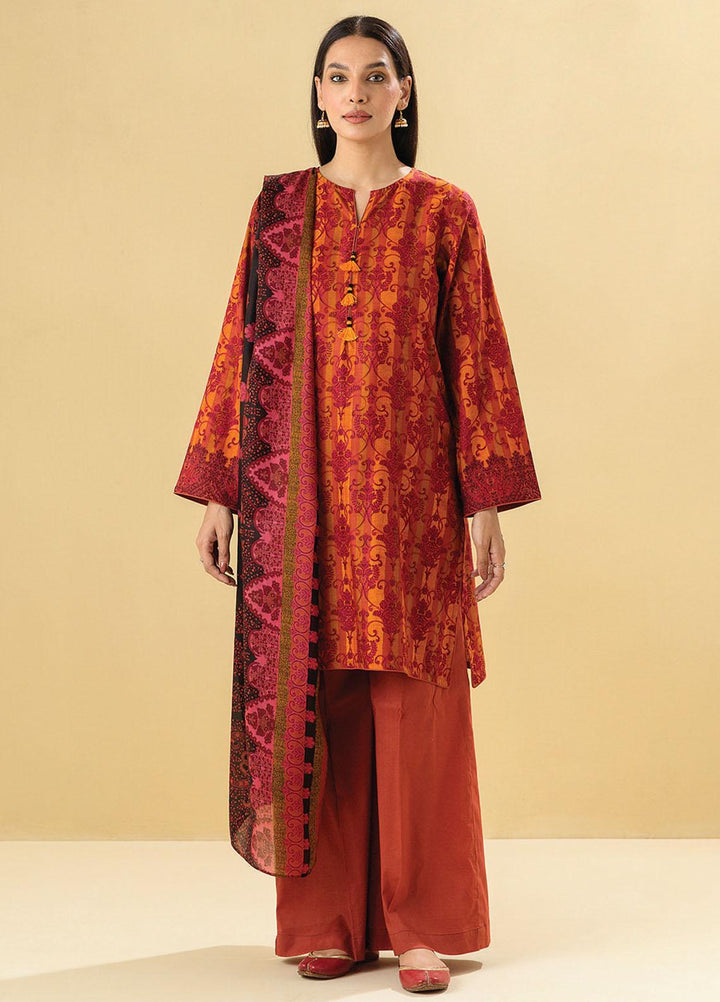Morbagh by Beechtree Printed Lawn Suit Unstitched 3 Piece MRB22-SS2 M82S22U28 - Summer Collection