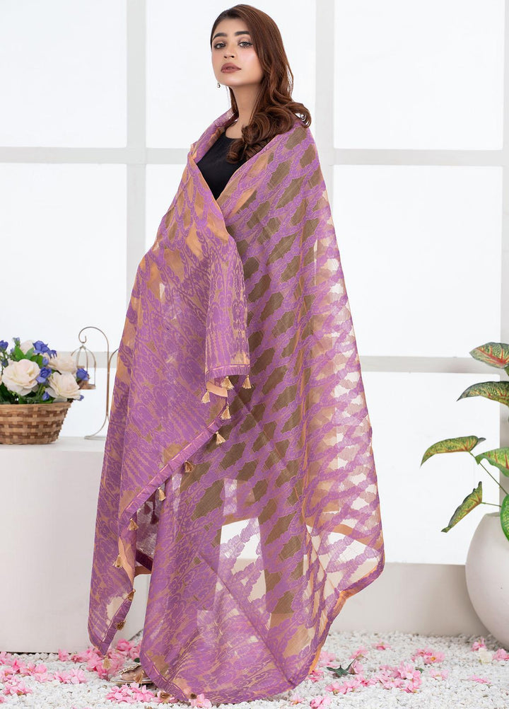 Mosaic  Jacquard  Dupatta JD-08 5801 - Jacquard Dupatta