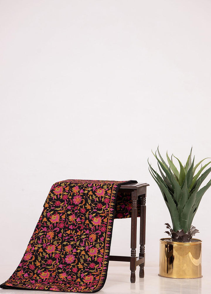 Mosaic Embroidered   Shawl MS21LS MS-01 - Luxury Shawls