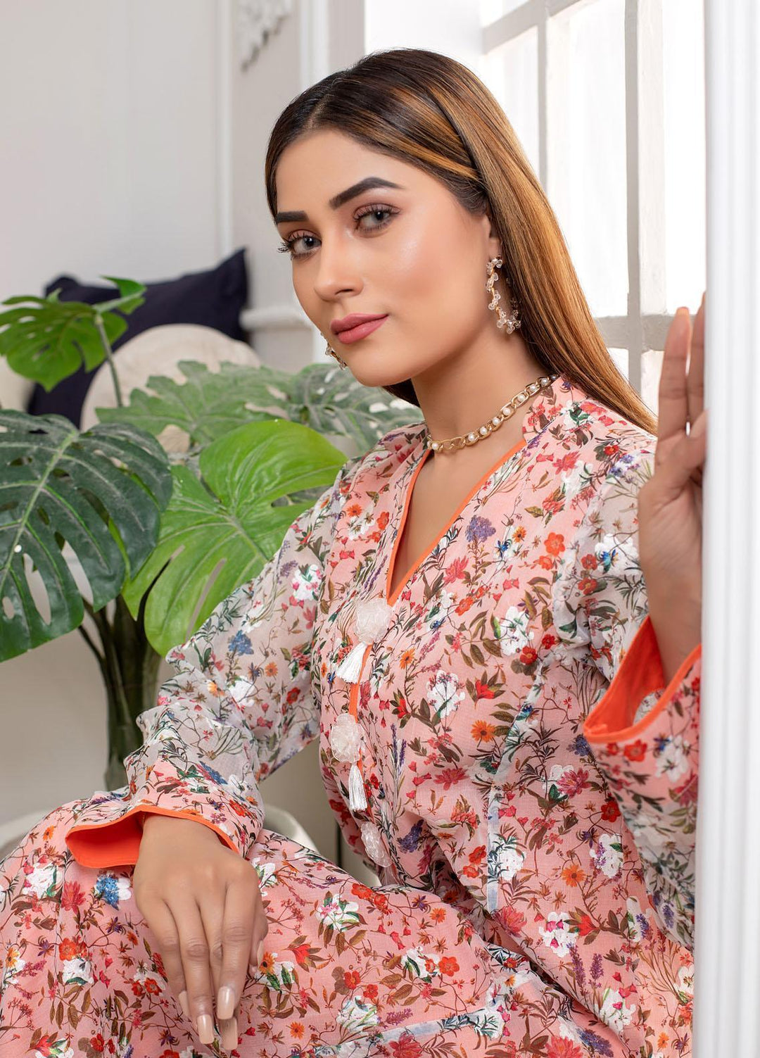 Mosaic Pret Luxury Organza 2 Piece MS21L FLOWER BOMB