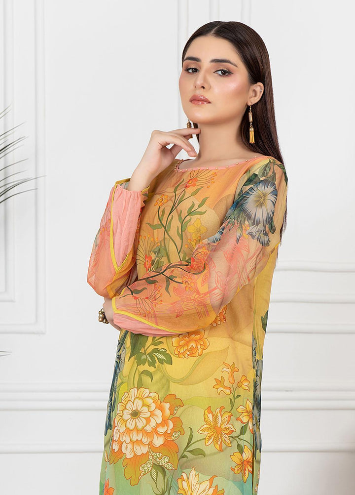 Mosaic Casual Pret  Organza 2 Piece BRIGHT DAISY