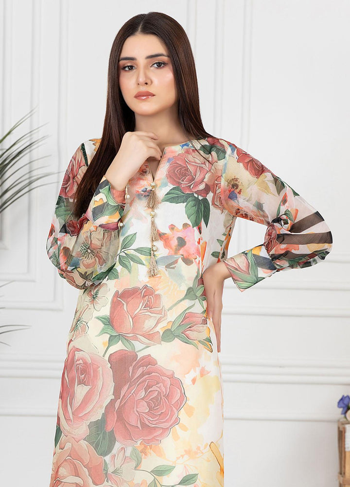 Mosaic Casual Pret  Organza 2 Piece CHECKBOARD
