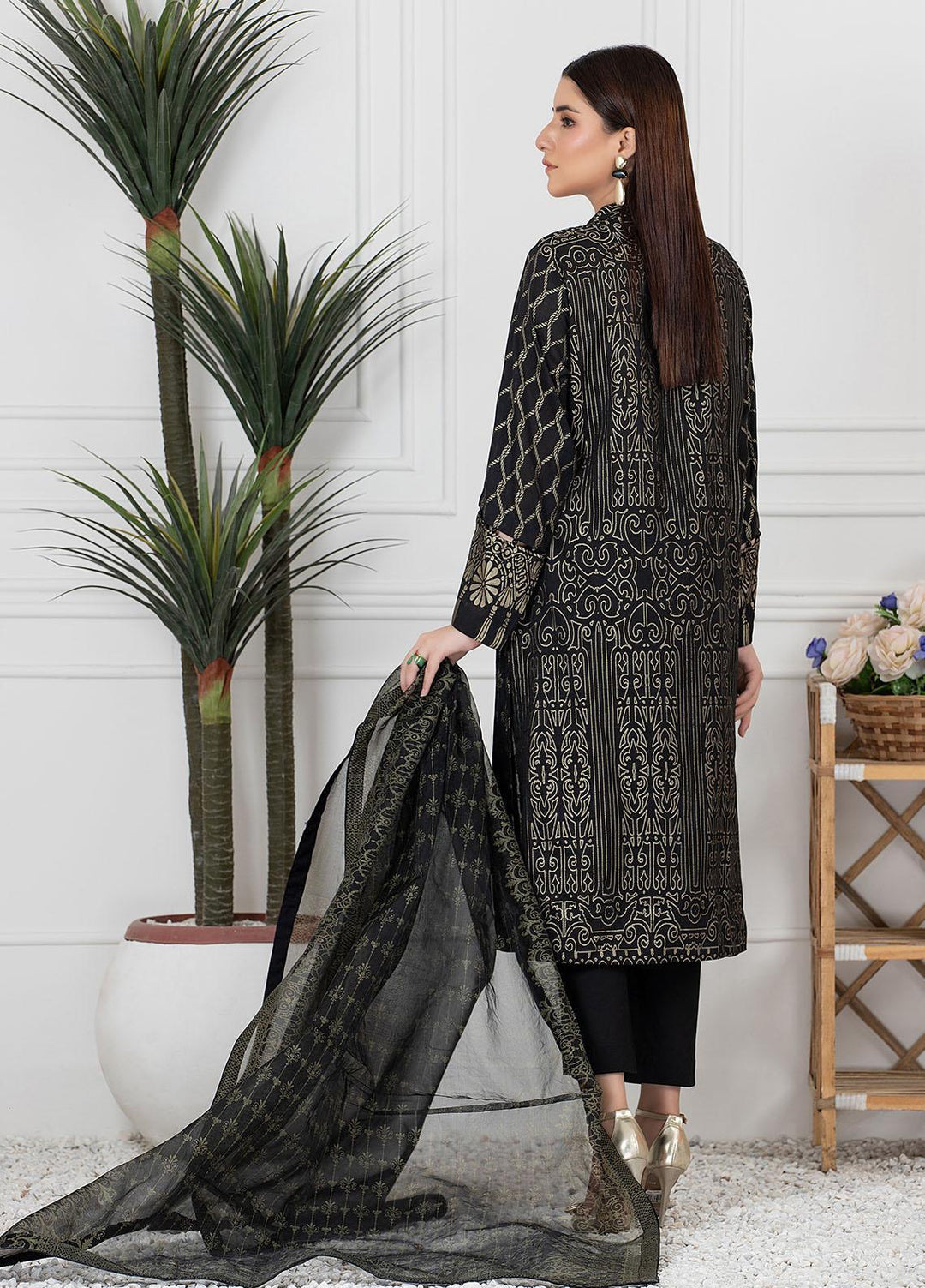 Mosaic Casual Pret  Cotton Jacquard 3 Piece COCO