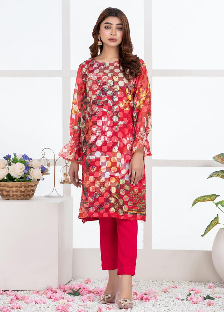 Mosaic Luxury Pret Embroidered Organza 2 Piece Suit MS21L FLORAL