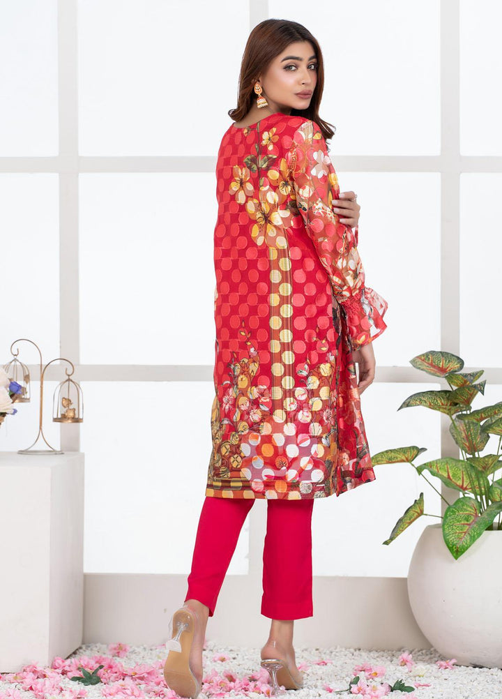 Mosaic Luxury Pret Embroidered Organza 2 Piece Suit MS21L FLORAL