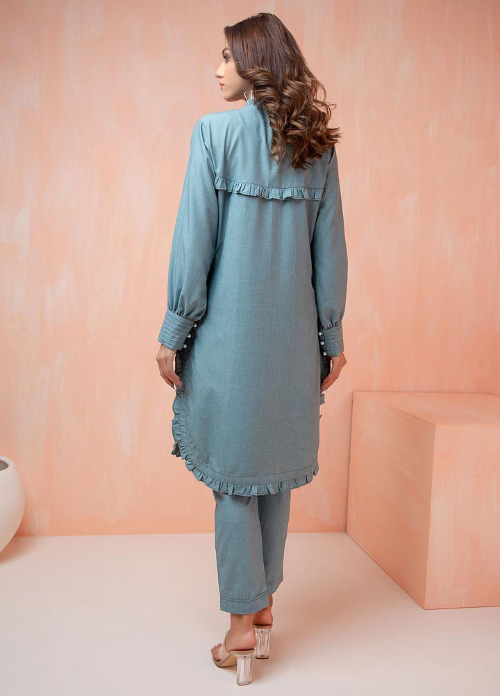 Mosaic Casual Pret   2 Piece Suit MS22SP POWDER BLUE