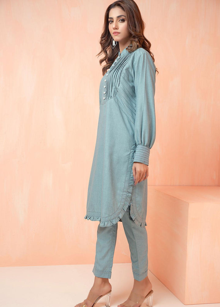 Mosaic Casual Pret   2 Piece Suit MS22SP POWDER BLUE