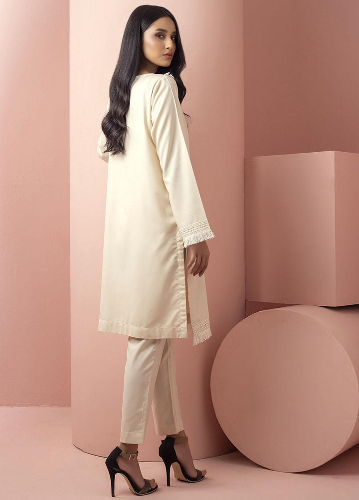 Mosaic Casual Pret  Cotton 2 Piece Suit 111037 PROCELAIN