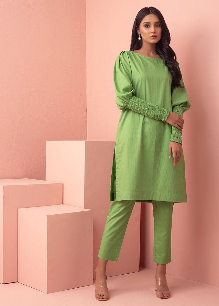 Mosaic Casual Pret  Cotton 2 Piece Suit MS22SP-2 GREEN