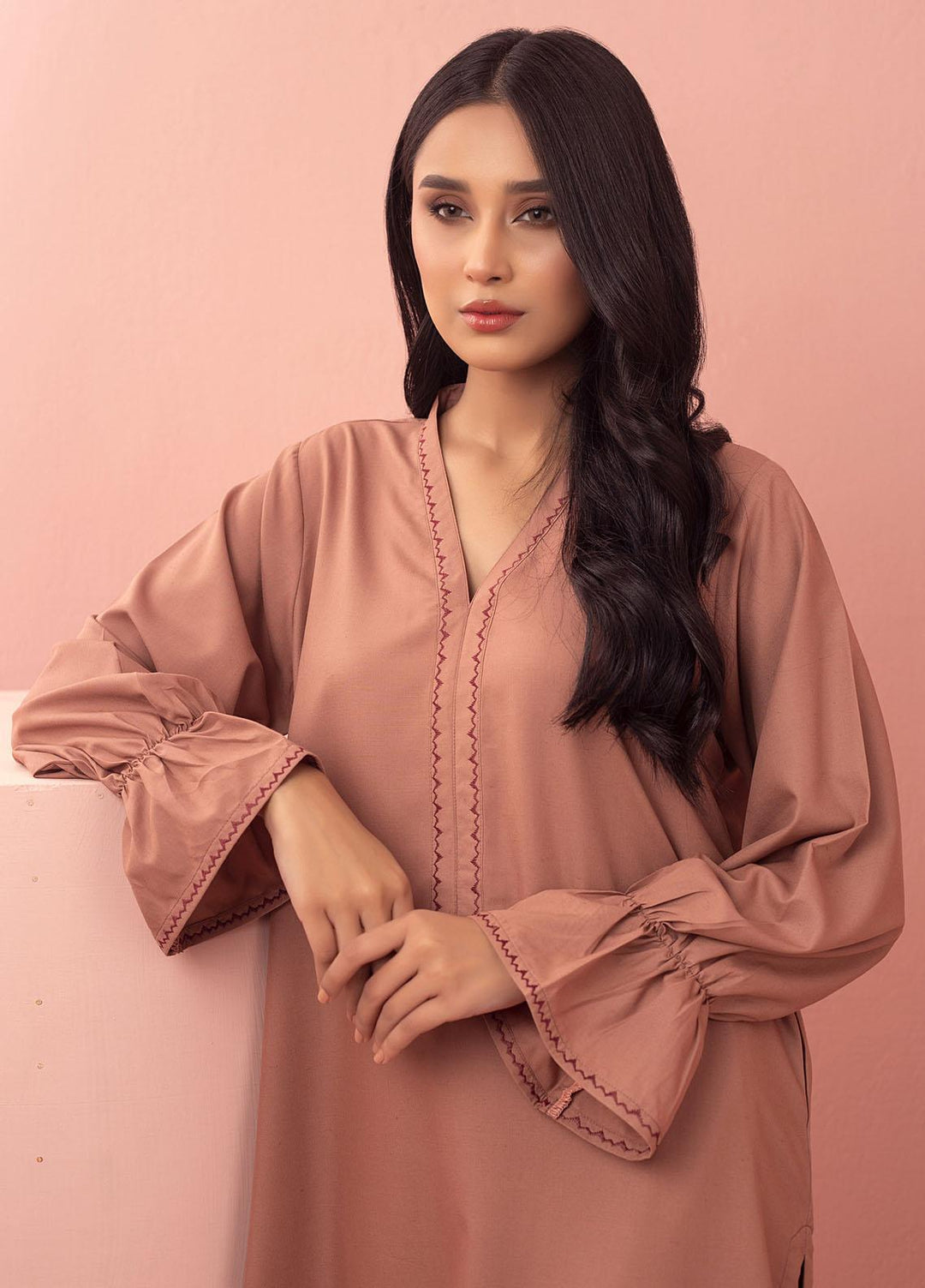 Mosaic Casual Pret  Wash N Wear 2 Piece Suit MS22SP-2 TAN