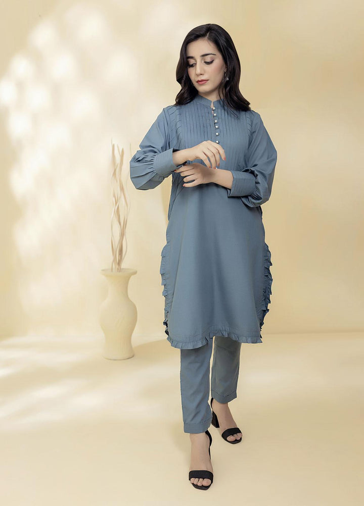 Mosaic Casual Pret  Cotton 2 Piece Suit MS22SP-2 111055 PIGEON