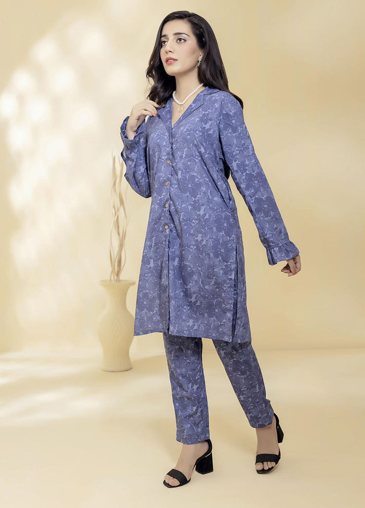 Mosaic Casual Pret  Cotton 2 Piece Suit MS22SP-2 111051 PRUSSIAN