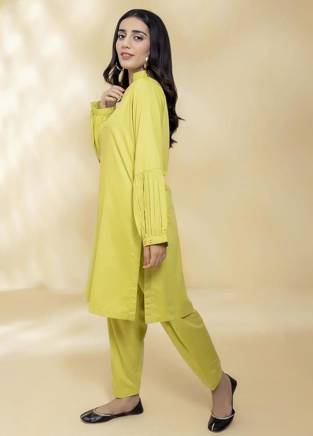 Mosaic Casual Pret  Cotton 2 Piece Suit MS22SP-2 111053 LIMELIGHT