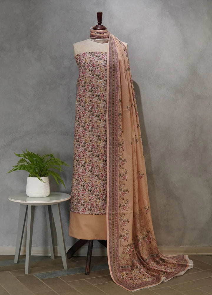 Mother By Bin Saeed Printed Lawn Suit Unstitched 3 Piece BS24M D-563 - Summer Collection