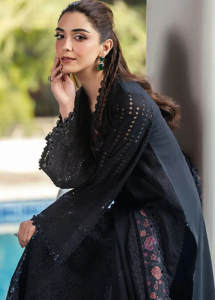 Motifz Embroidered Lawn Suit Unstitched 3 Piece MT25PL 5326 - Summer Collection