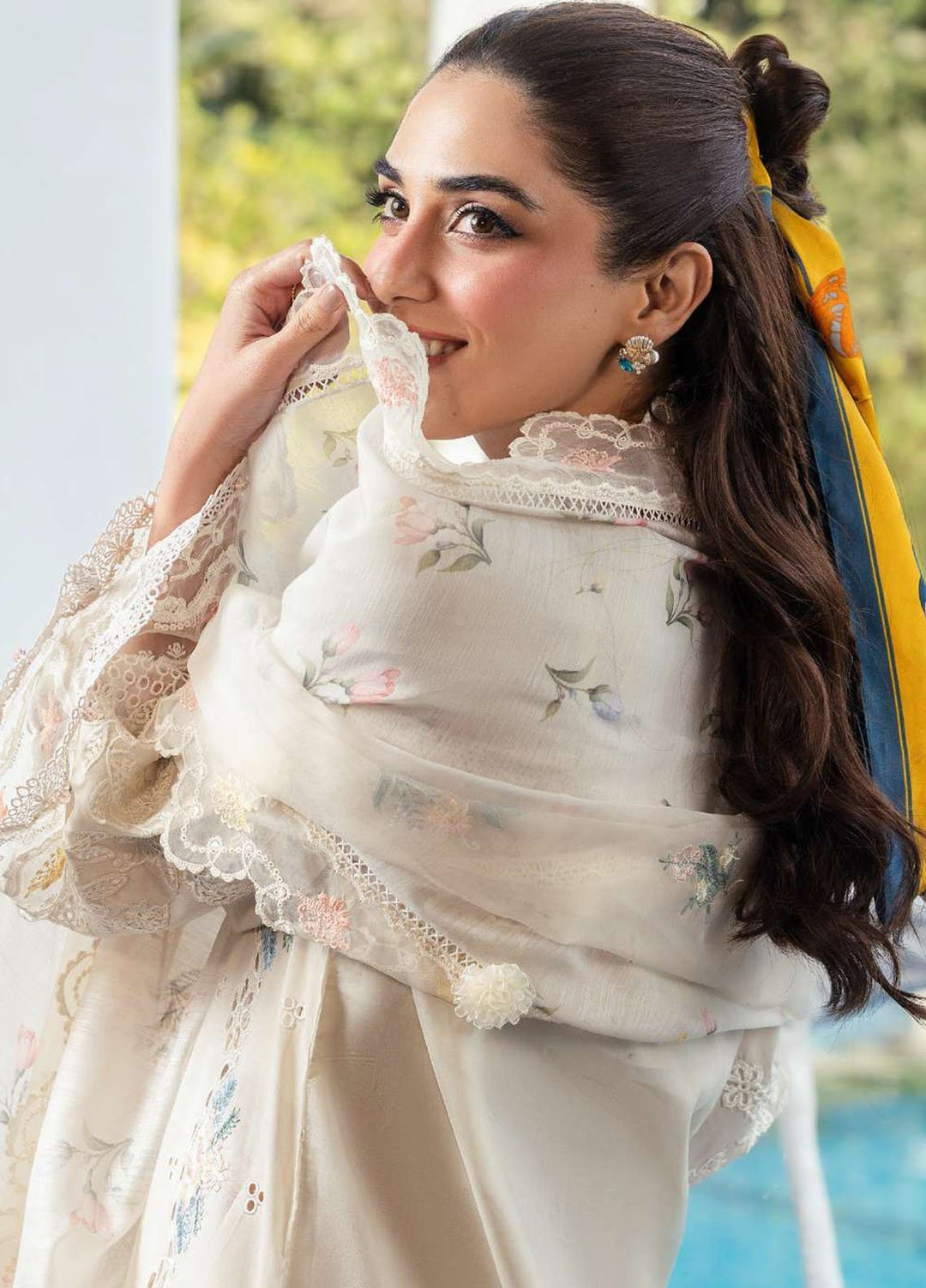 Motifz Embroidered Lawn Suits Unstitched 3 Piece MT25LL 5319 Marceline - Summer Collection