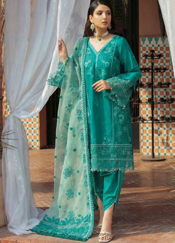 Motifz Embroidered Lawn Suit Unstitched 3 Piece MT22PL 3212 BOTANICA - Premium Collection