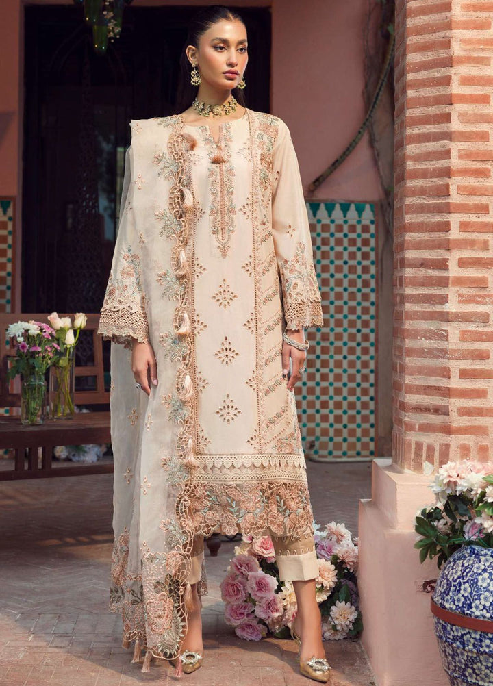 Motifz Premium Embroidered Lawn Suit Unstitched 3 Piece MT24P 4426 Janat - Summer Collection